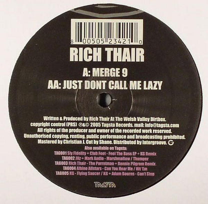 Richard Thair : Merge 9 (12")
