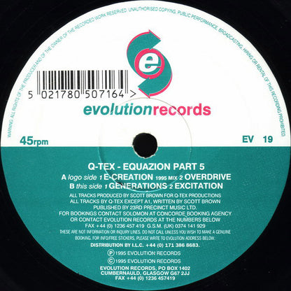 Q-Tex : Equazion Part 5 (12")