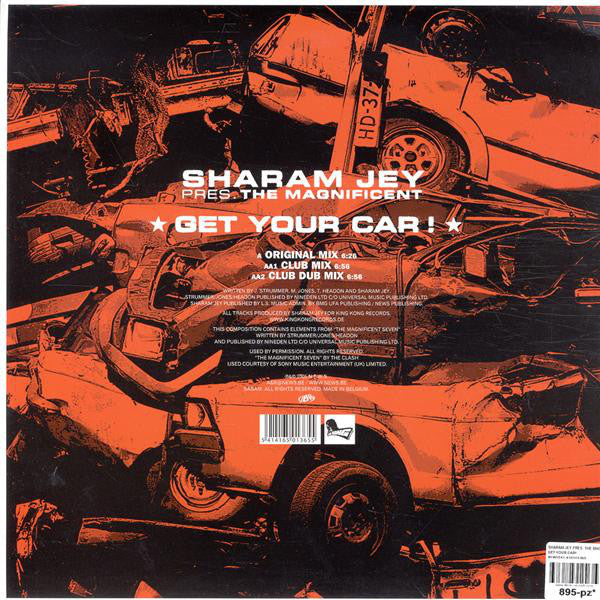 Sharam Jey Pres. The Magnificent (3) : Get Your Car! (12", Maxi)