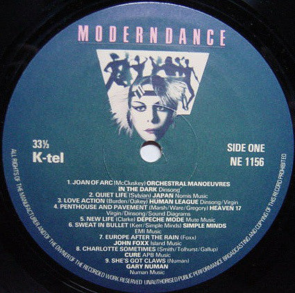 Various : Modern Dance (LP, Comp, RP, Dam)