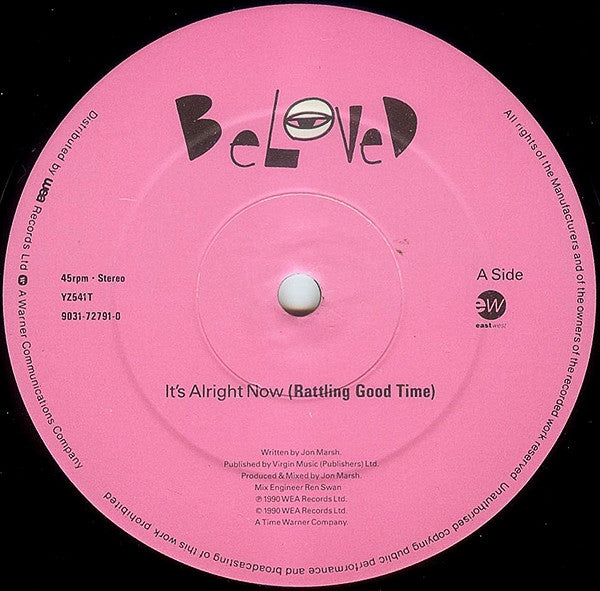 The Beloved : It's Alright Now (12", Single)