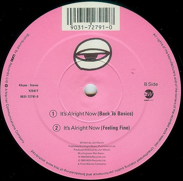 The Beloved : It's Alright Now (12", Single)