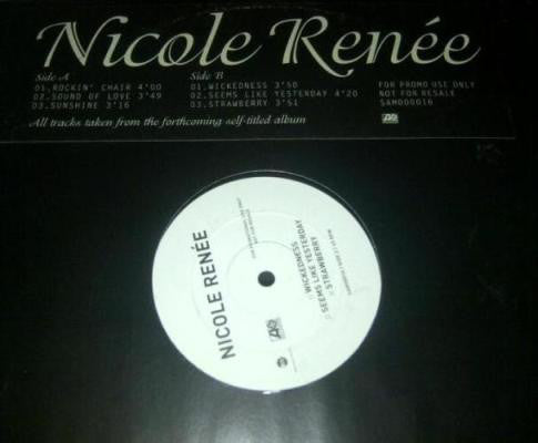 Nicole Renée : Nicole Renée (12", Promo, Smplr)