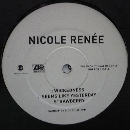 Nicole Renée : Nicole Renée (12", Promo, Smplr)