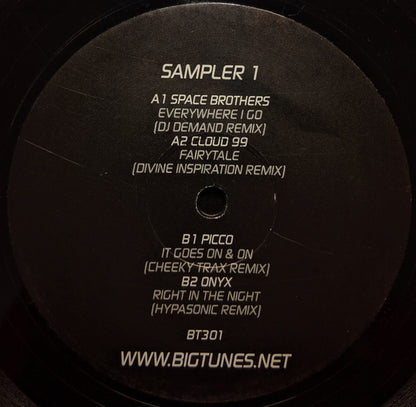 Various : Big Tunes 3 'Living For The Weekend'  (12", Smplr)