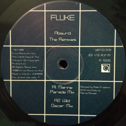 Fluke : Absurd: The Remixes (12", Promo)