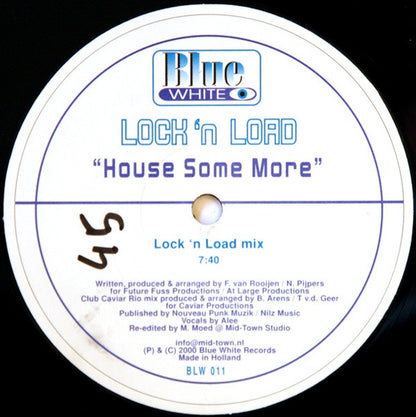 Lock 'n Load : House Some More (12")
