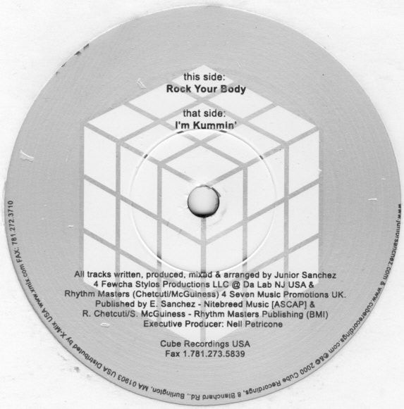 Junior Sanchez & Rhythm Masters Are New Age Funkstas : Rock Your Body (12")