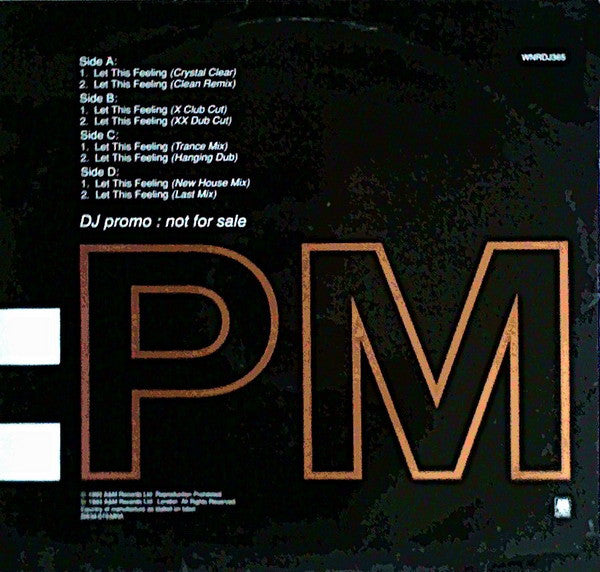 Simone Angel : Let This Feeling (Remixes) (2x12", Promo)