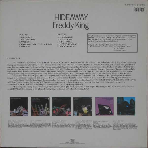 Freddy King* : Hide Away (LP, Album, Comp)