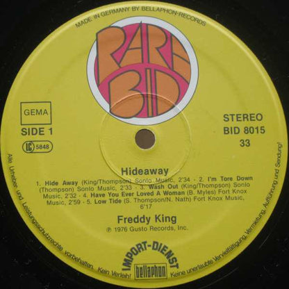 Freddy King* : Hide Away (LP, Album, Comp)