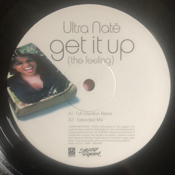 Ultra Naté : Get It Up (The Feeling) (12")