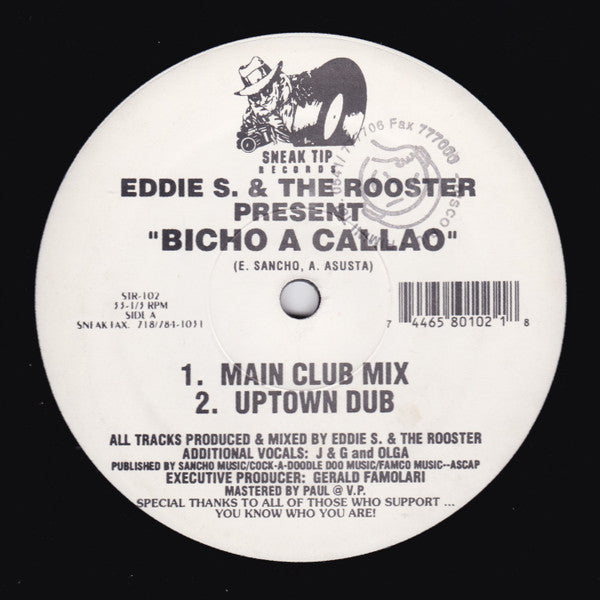 Eddie S. & The Rooster : Bicho A Callao (12")