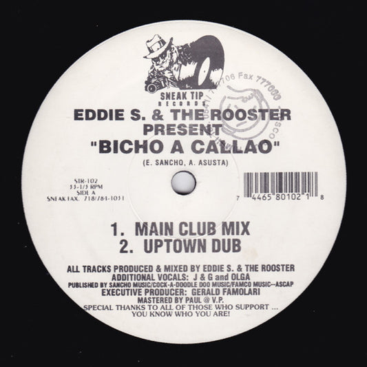 Eddie S. & The Rooster : Bicho A Callao (12")