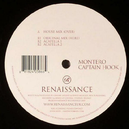 Montero : Captain Hook (12")