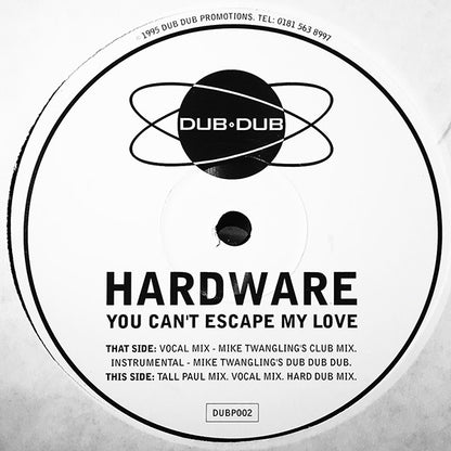 Hardware (15) : You Can't Escape My Love (12")