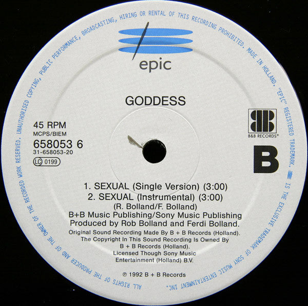 Goddess (2) : Sexual (12")