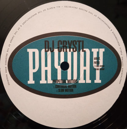 DJ Crystl : Perpetual Motion EP (12", EP)