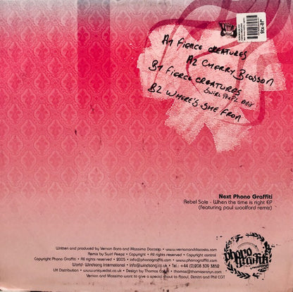 Vernon & DaCosta : Fierce Creatures EP (12")