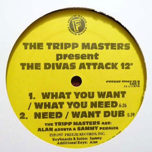 The Tripp Masters : The Divas Attack EP (12", EP)