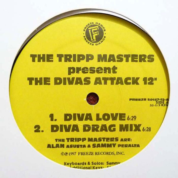 The Tripp Masters : The Divas Attack EP (12", EP)