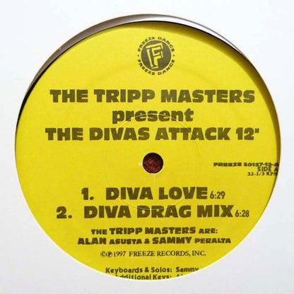 The Tripp Masters : The Divas Attack EP (12", EP)
