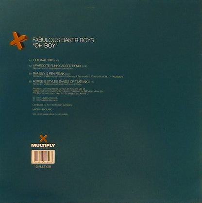 Fabulous Baker Boys* : Oh Boy (12", MP)