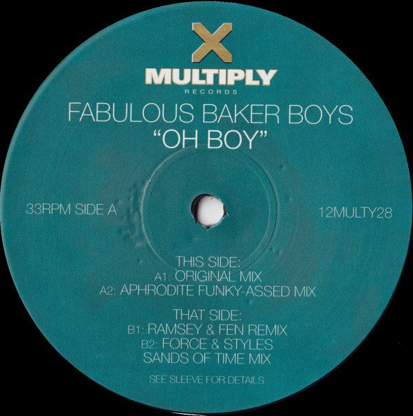 Fabulous Baker Boys* : Oh Boy (12", MP)