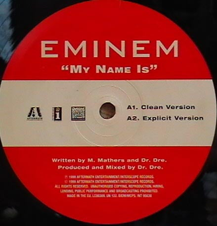 Eminem : My Name Is (12", Single)