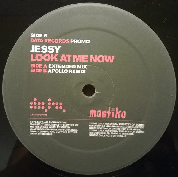 Jessy : Look At Me Now (12", Promo)