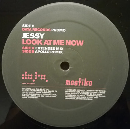 Jessy : Look At Me Now (12", Promo)