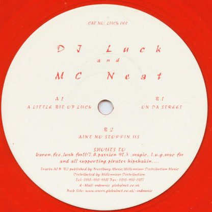 DJ Luck & MC Neat : Red Rose EP (12", Red)