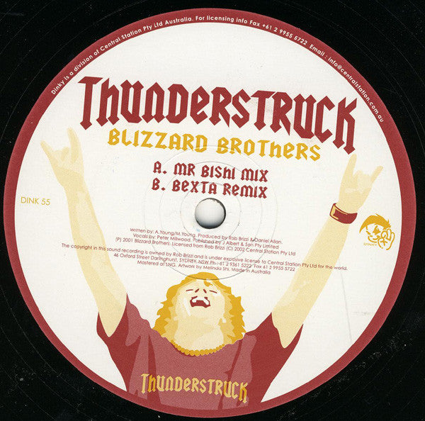 Blizzard Brothers : Thunderstruck (12")