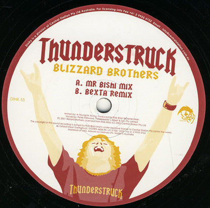 Blizzard Brothers : Thunderstruck (12")
