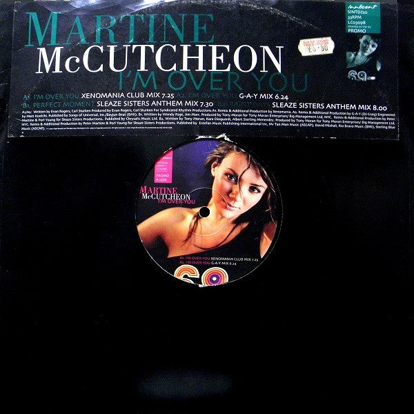 Martine McCutcheon : I'm Over You (12", Promo)