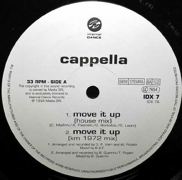 Cappella : Move It Up / Big Beat (12")