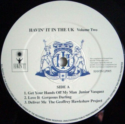 Craig Jensen : Havin'It In The U.K. Volume 2 (2xLP, Mixed)