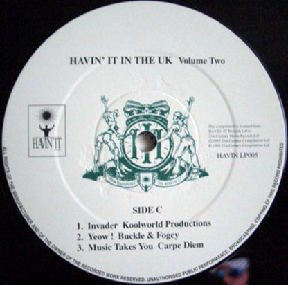 Craig Jensen : Havin'It In The U.K. Volume 2 (2xLP, Mixed)