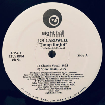 Joi Cardwell : Jump For Joi (2x12")