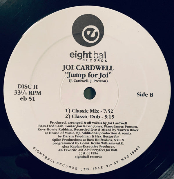 Joi Cardwell : Jump For Joi (2x12")