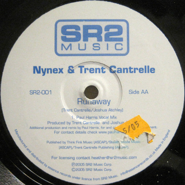 Nynex & Trent Cantrelle : Runaway (12")