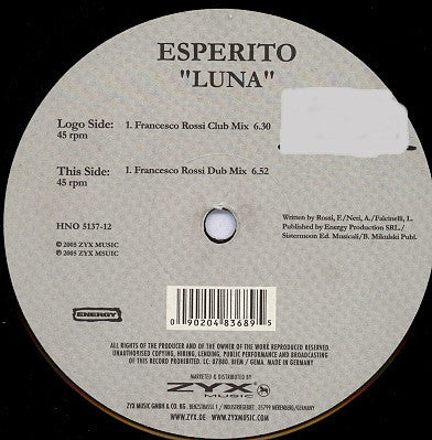 Esperito : Luna (12")