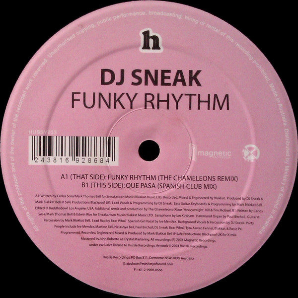 DJ Sneak : Funky Rhythm (12")