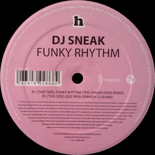 DJ Sneak : Funky Rhythm (12")
