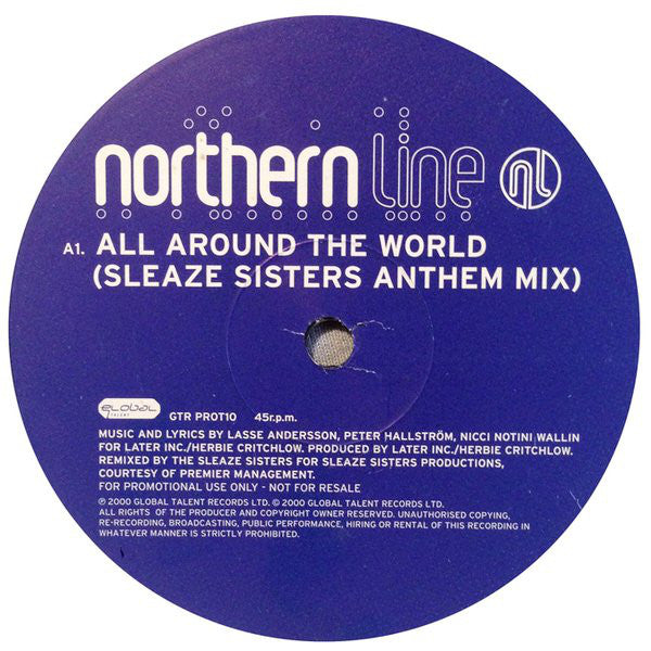 Northern Line (2) : All Around The World (12", Promo)