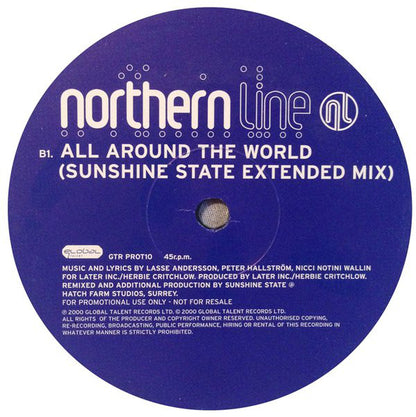 Northern Line (2) : All Around The World (12", Promo)