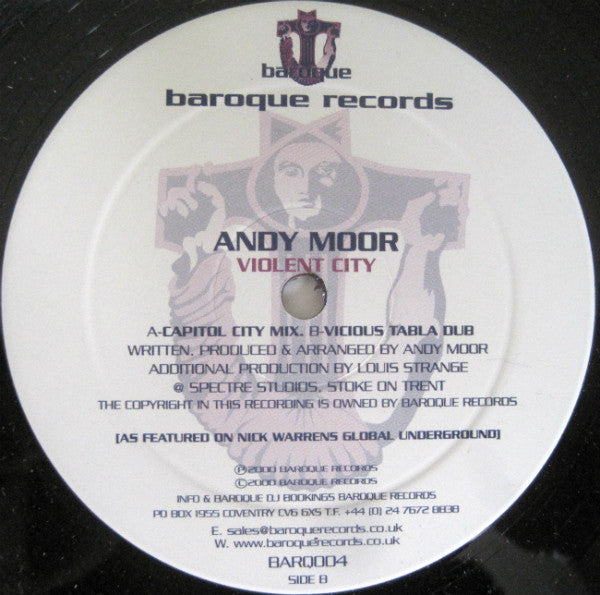 Andy Moor : Violent City (12")