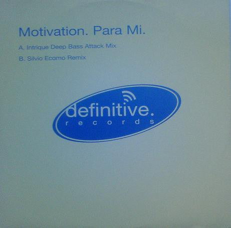 Motivation : Para Mi (12")