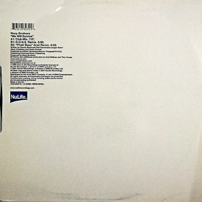 Warp Brothers : We Will Survive (12")