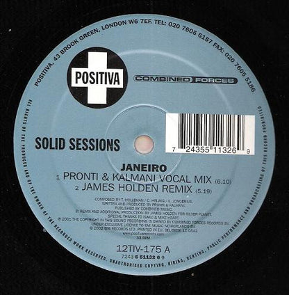 Solid Sessions : Janeiro (12")
